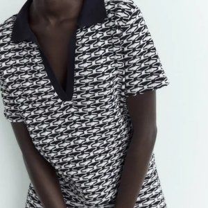 Zara Jacquard Polo